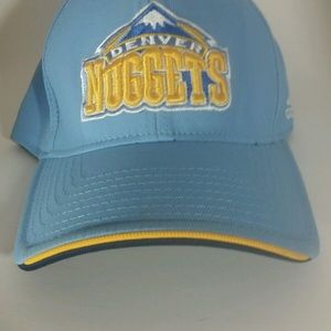 DENVER NUGGETS ADIDAS CAP HAT SIZE S / M BLUE YELL